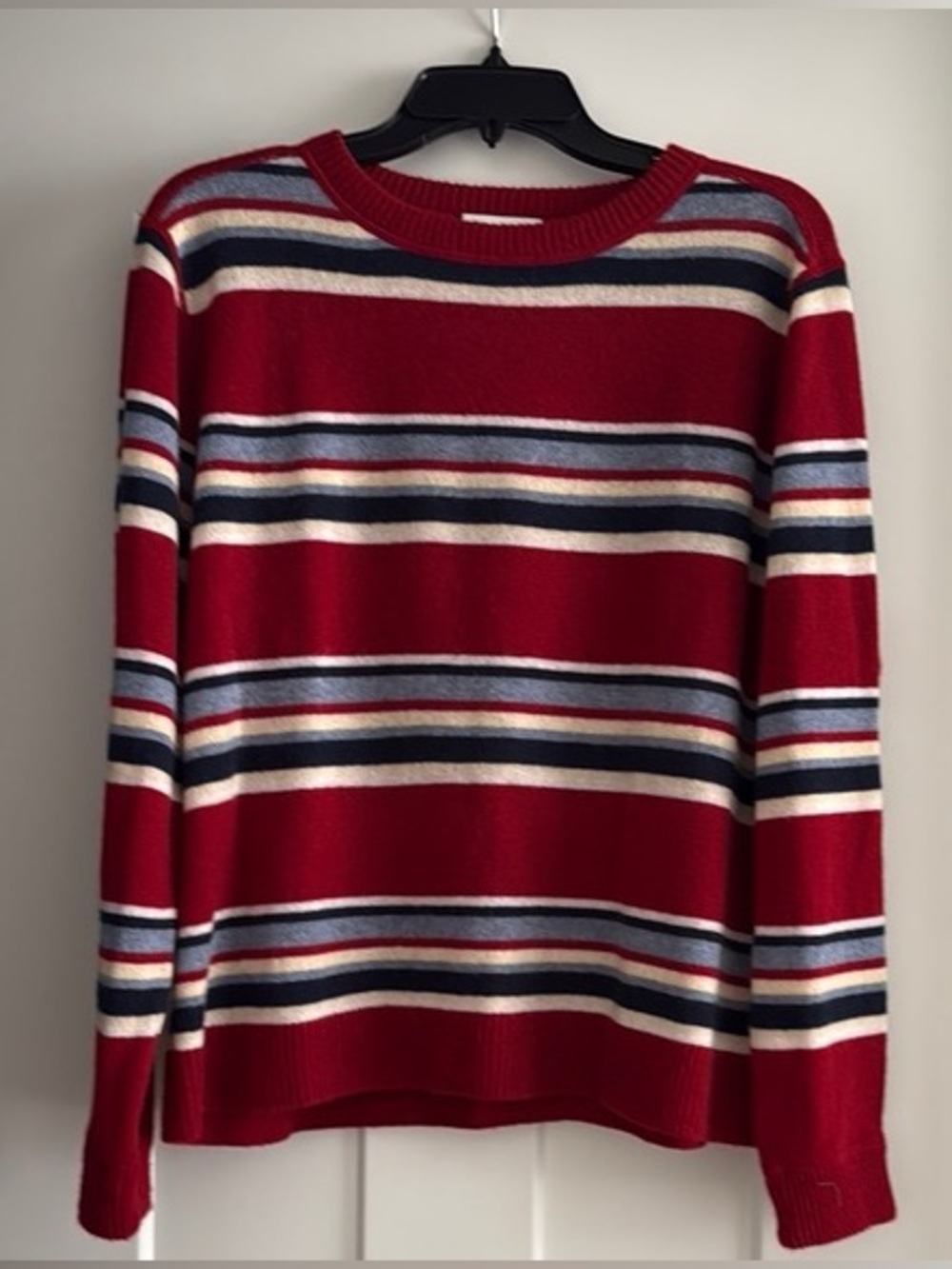 Reformation Cashmere Red Striped Sweater